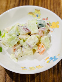 【保育所給食】さつまいものマセドアン-レシピのメイン写真
