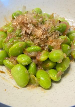 枝豆の梅おかかバター和え-レシピのメイン写真