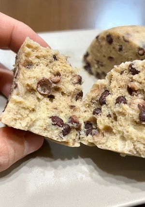 まぜてチン!グルテンフリーの小豆蒸しパン-レシピのメイン写真