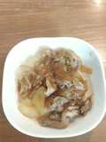 豚肉と玉ねぎのさっぱりかんたん酢丼