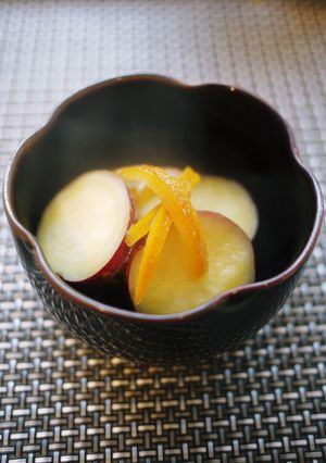 爽やかサツマイモ＋オレンジピール-レシピのメイン写真