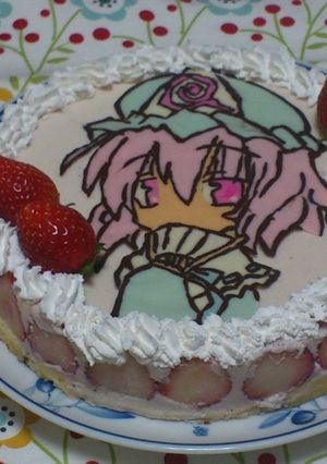 いちごのババロアケーキ～幽々様ver.-レシピのメイン写真