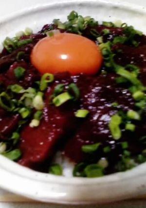 馬刺し漬け丼-レシピのメイン写真