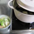 バーミキュラで鮭と里芋の味噌煮