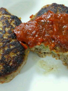*野菜たっぷりハンバーグ*-レシピのメイン写真