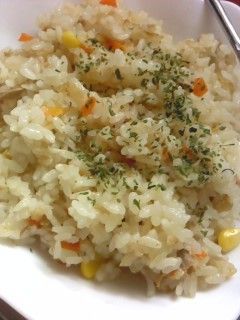 炊飯器で簡単ツナコーンピラフ☆-レシピのメイン写真