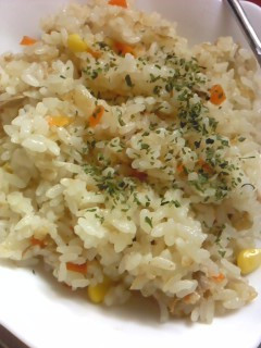 炊飯器で簡単ツナコーンピラフ☆-レシピのメイン写真