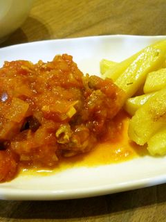 簡単!チキンのトマト煮-レシピのメイン写真