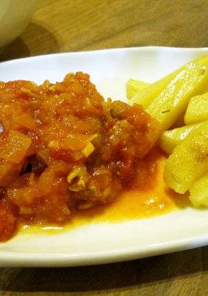 簡単！チキンのトマト煮-レシピのメイン写真