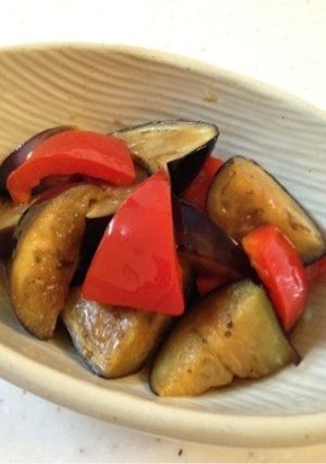 ナスとパプリカのポン酢揚げ浸し-レシピのメイン写真