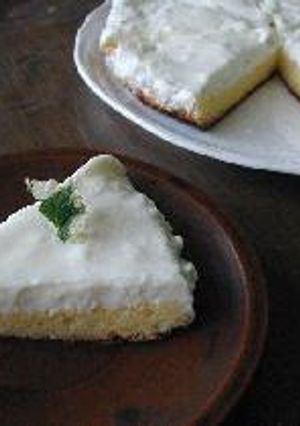 レアチーズケーキっぽいレアヨーグルトケーキ-レシピのメイン写真