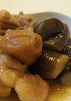 ☆ナスと鶏肉の梅干し煮☆-レシピのメイン写真