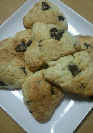 簡単！さくふわっ☆チョコチップスコーン-レシピのメイン写真