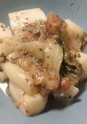 チンゲン菜とじゃがいもの梅肉煮-レシピのメイン写真
