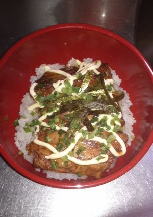 簡単♪おいしい！サンマの蒲焼き丼-レシピのメイン写真