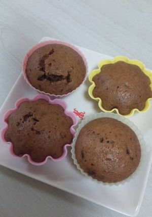 食べ切り 卵なしのココア蒸しパン-レシピのメイン写真