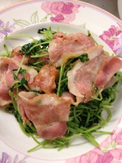 ベーコンと豆苗のソテー-レシピのメイン写真