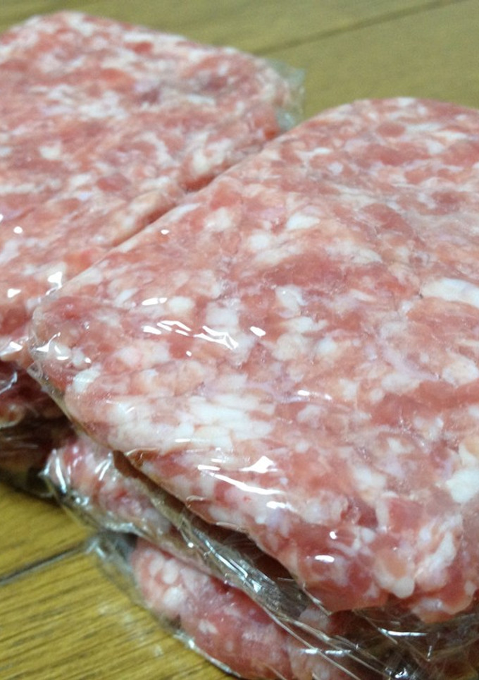 冷凍保存　ぶた挽肉-レシピのメイン写真