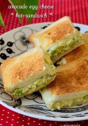 *アボカドエッグチーズのホットサンド*-レシピのメイン写真