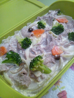 レンジで簡単☆豚肉のマヨネーズ煮-レシピのメイン写真