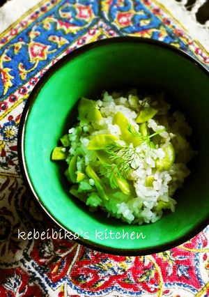 塩麹deイラン風そら豆の炊き込みご飯-レシピのメイン写真