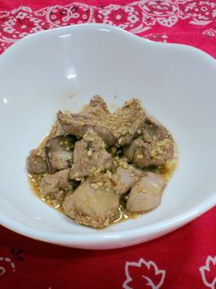 鶏レバーのごまあえ-レシピのメイン写真