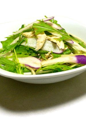 ひのなかぶとささみと水菜の和風サラダ-レシピのメイン写真
