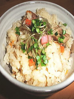 鶏と残り物の炊込みご飯-レシピのメイン写真