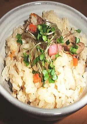 鶏と残り物の炊込みご飯-レシピのメイン写真
