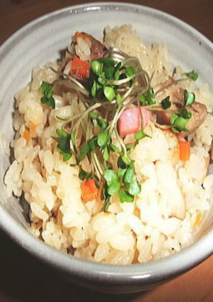 鶏と残り物の炊込みご飯-レシピのメイン写真