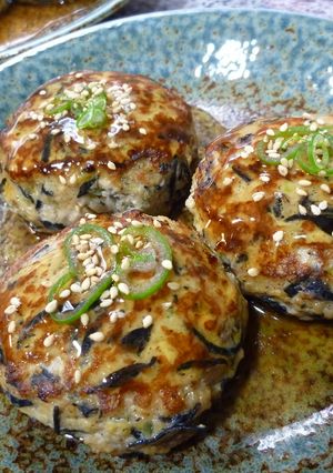 ふわっふわ！豆腐とひじきのハンバーグ-レシピのメイン写真