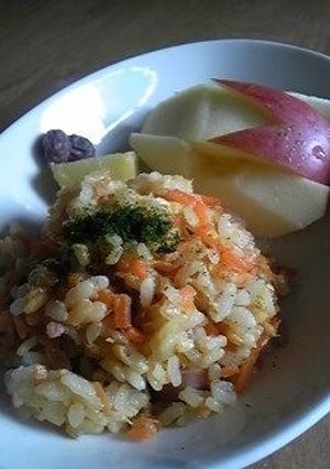 にんじんチャーハンうさぎといっしょ-レシピのメイン写真