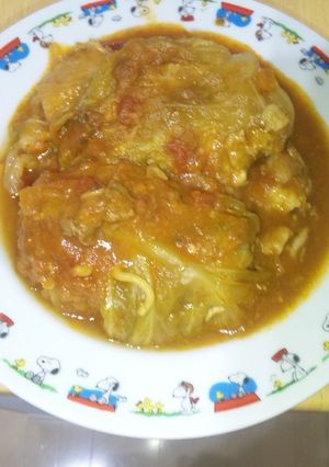 豚薄切り肉でロールキャベツ-レシピのメイン写真