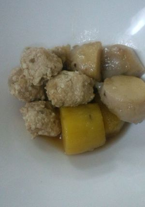 芋いもの煮物〜鶏だんご入り〜-レシピのメイン写真