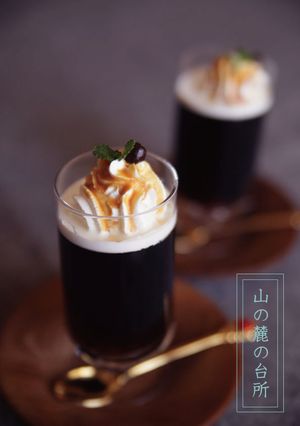 深煎り豆で作る喫茶店のコーヒーゼリー-レシピのメイン写真