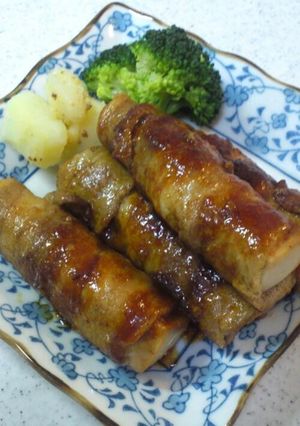 高野豆腐の豚肉巻き-レシピのメイン写真