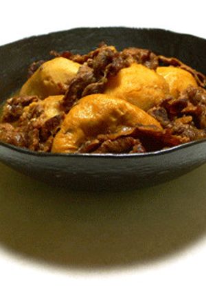 里芋とがんもと牛肉の黒糖煮-レシピのメイン写真