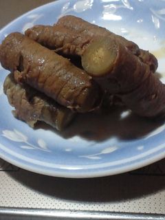 肉巻きごぼうの甘辛煮☆-レシピのメイン写真