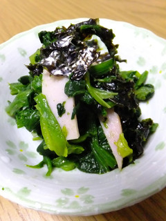 韓国風ほうれん草のおひたし-レシピのメイン写真
