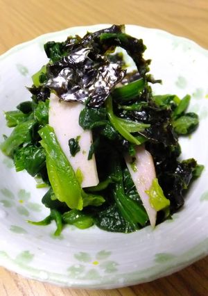 韓国風ほうれん草のおひたし-レシピのメイン写真