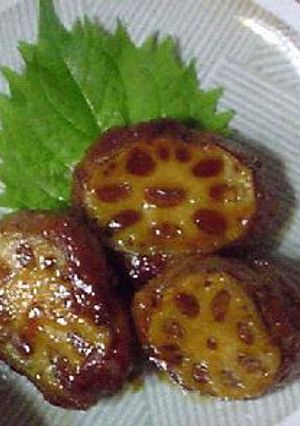 はなびし草の照り焼きレンコンバーグ-レシピのメイン写真