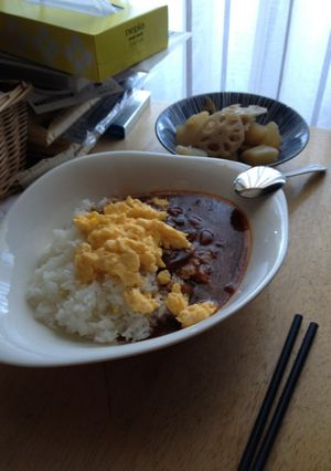 レトルトハヤシライスをアレンジ！-レシピのメイン写真