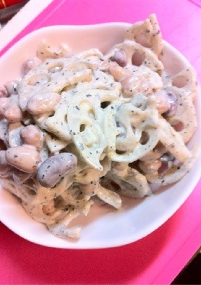れんこんとお豆のサラダ-レシピのメイン写真