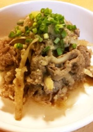 ささっと！牛肉とごぼうのみぞれ煮-レシピのメイン写真