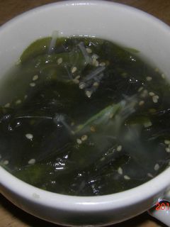 中華風わかめスープ-レシピのメイン写真