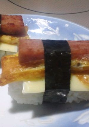 ガッツリ食べよう☆スパムおにぎり-レシピのメイン写真