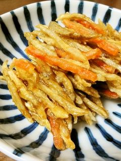 きんぴら的な、ごぼうのかき揚げ-レシピのメイン写真