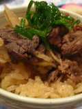 生姜たっぷり♪牛ごぼうご飯☆