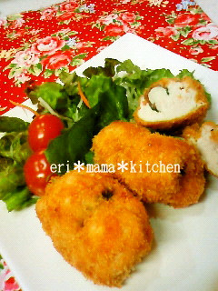 サクッとフワッ☆ささみの梅シソ巻きフライ-レシピのメイン写真