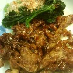 รูปของ お弁当に美味しい焼肉～♪